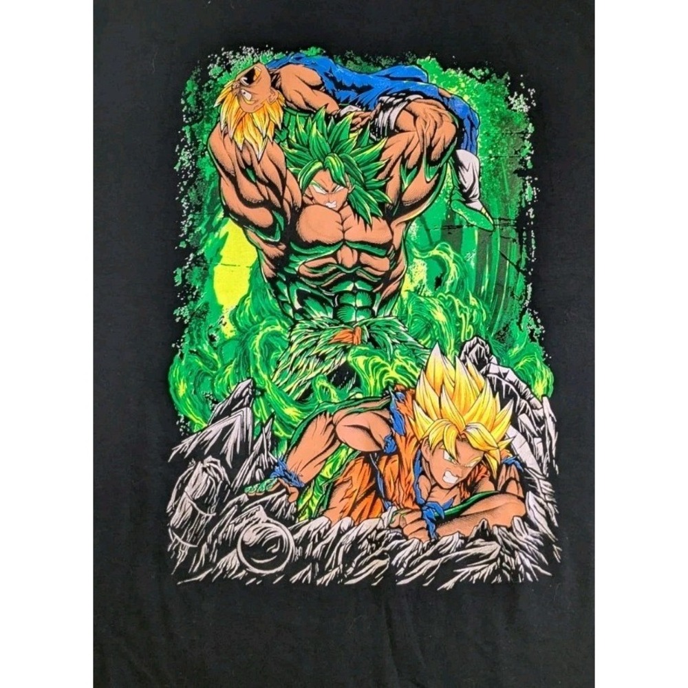 Super Master Broly vs Saiyans (Goku/Vegeta/Trunks)  DragonBall Shirt Size XL‎